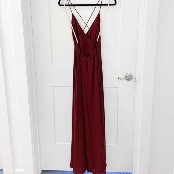 Frame and Partners Ireland Faux Wrap Sleeveless Evening Dress - Picture 4 of 6